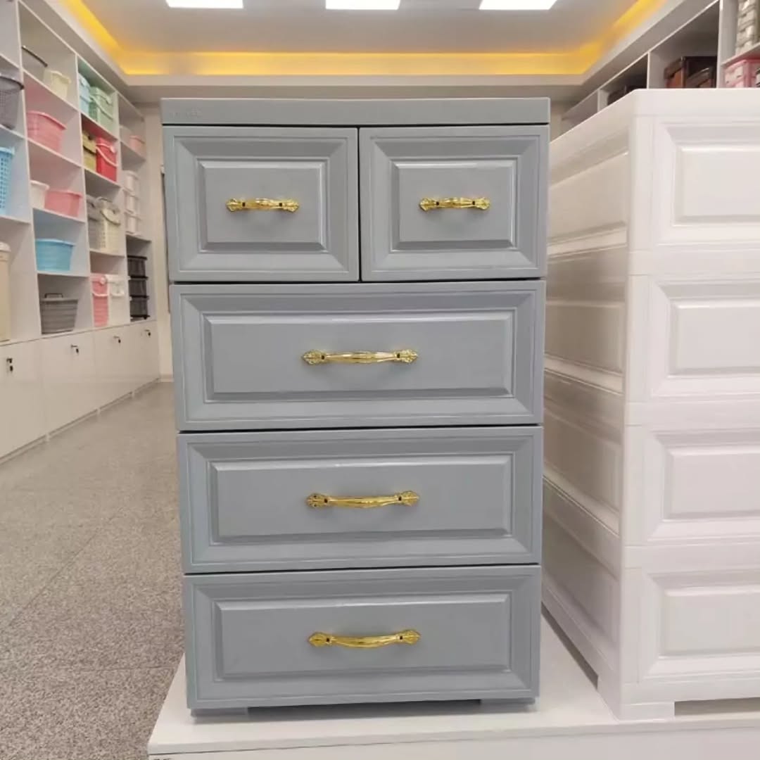 دراور ممتاز پلاستیک،۴ طبقه،۵ کشو،مدل S5