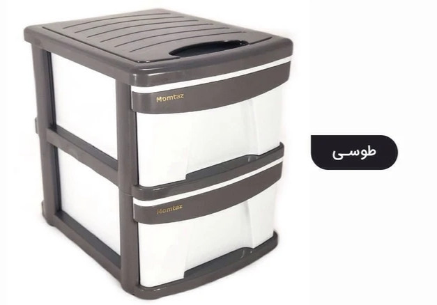 فایل پلاستیکی ممتاز مدل ال ۲ رنگ طوسی