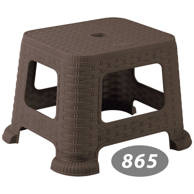 چهار پایه حصیری کوتاه ناصر پلاستیک مدل ۸۶۵