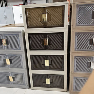 قیمت کابینت تاشو پلاستیکی ۴ طبقه_خرید از پخش پلاستیک مهربانی