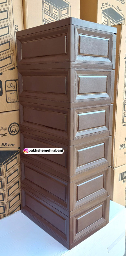 نمای پهلوی دراور پلاستیکی