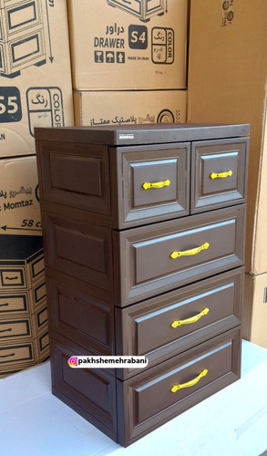 دراور پلاستیکی چهار طبقه