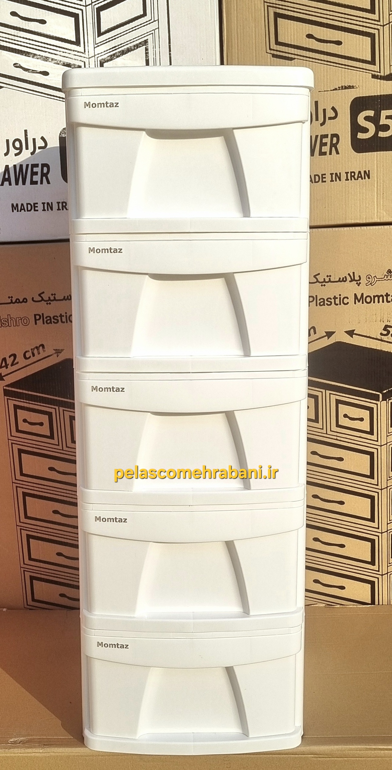 خرید فایل کشویی پلاستیکی چند طبقه ممتاز پلاستیک مدل X