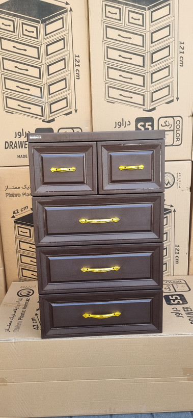دراور پلاستیکی رنگ قهوه ای